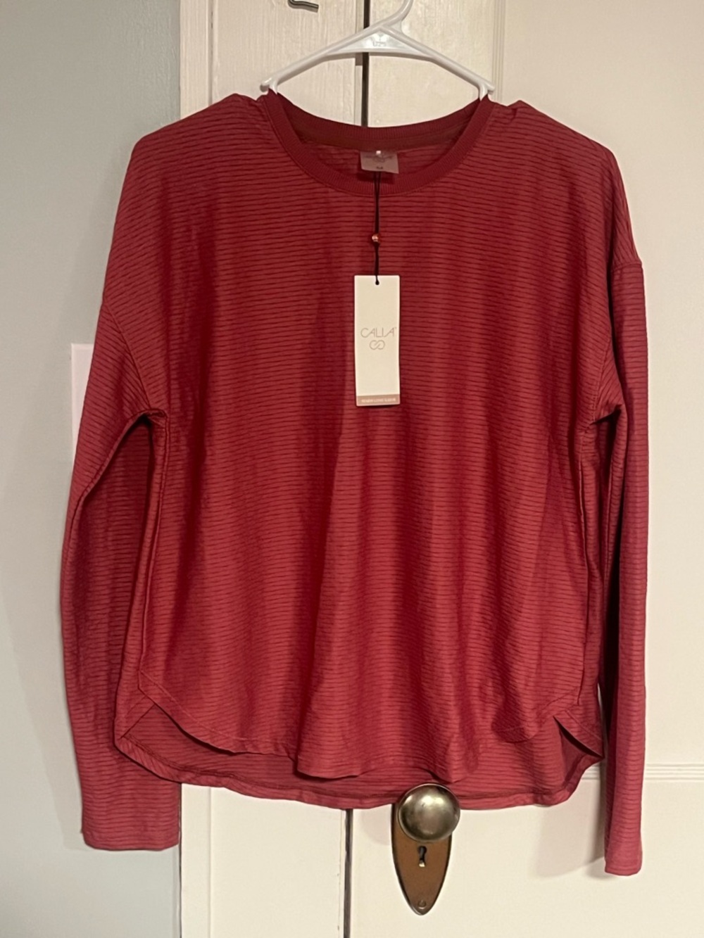 NWT calia long sleeve top